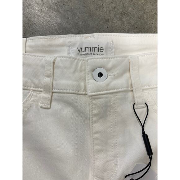 Yummie by Heather Thomson Boot Cut White Size 29 NWT - Picture 4 of 6
